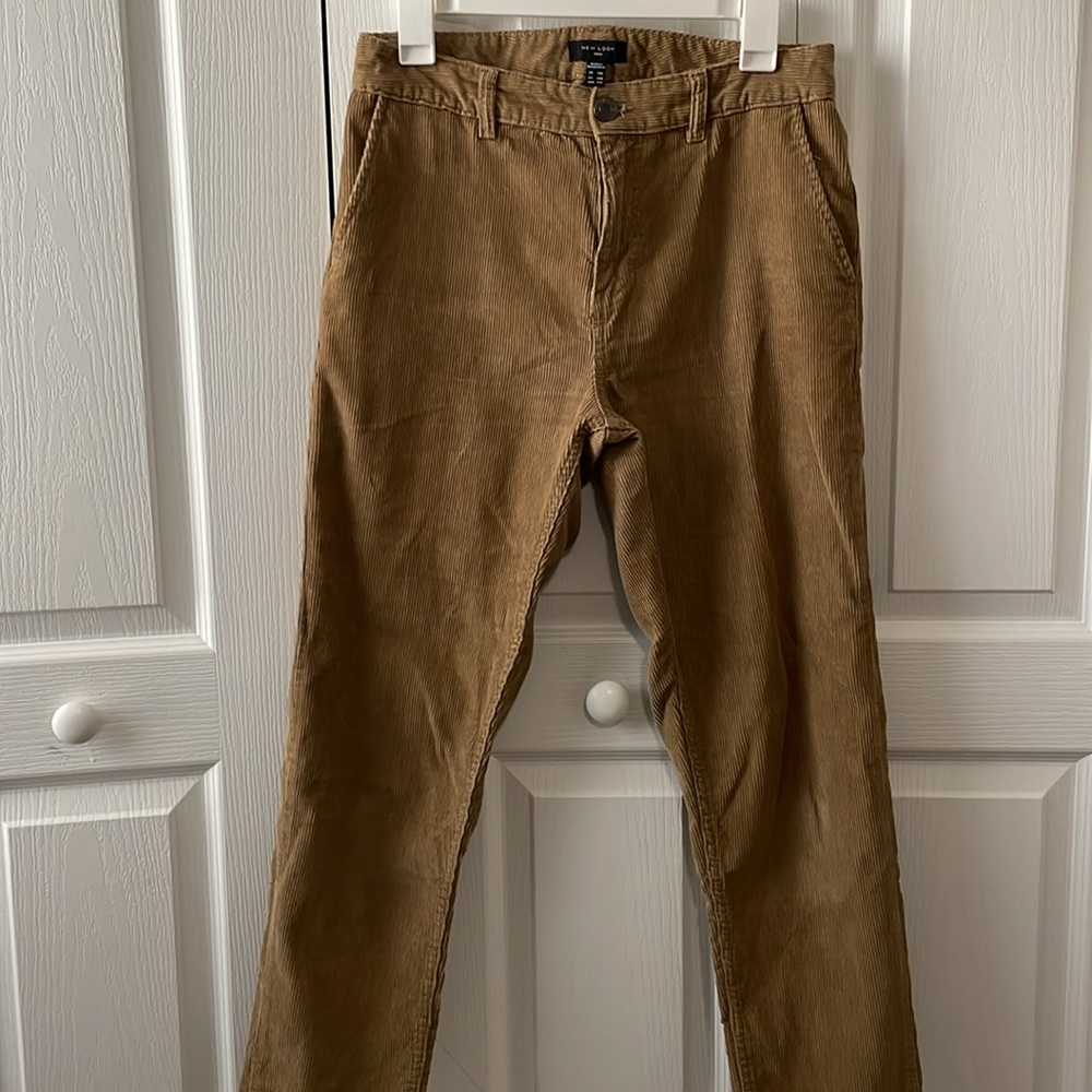 New Look brand, men’s corduroy pants.